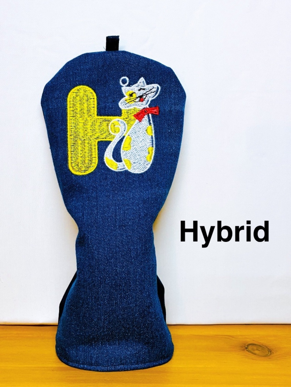Golf Hybrid Head Cover Denim / Jeans Handmade By Shizu